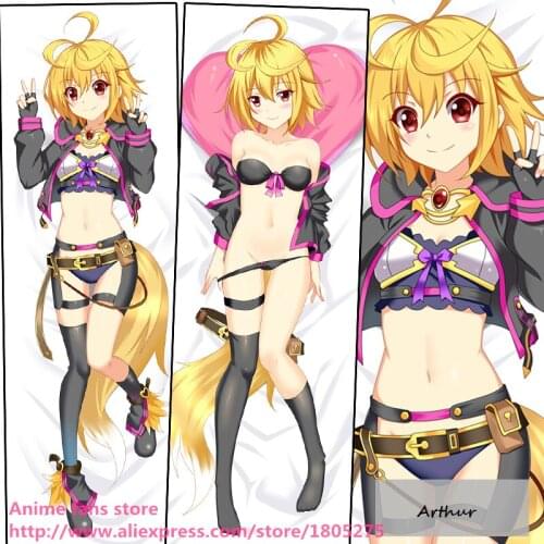 Cute Japanese Anime Game Kaku San Sei Million Arthur Lovely Pillowcase Pillow Case Cover decorative Hugging Body Bedding