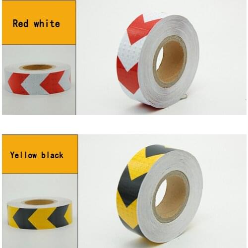 Safety Warning Conspicuity Reflective Roll Tape Marking Film Sticker For Road Construction Caution Sticker