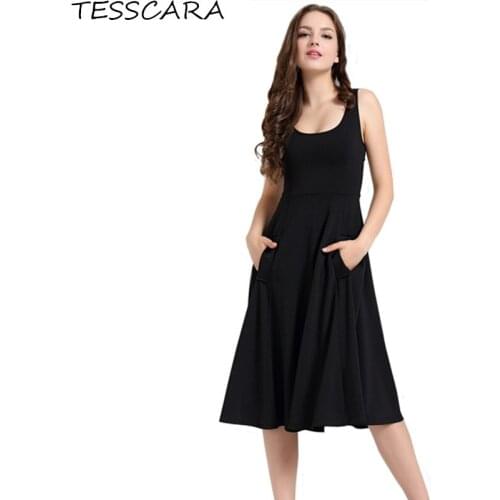 Красные летние платья TESSCARA China At AliExpress