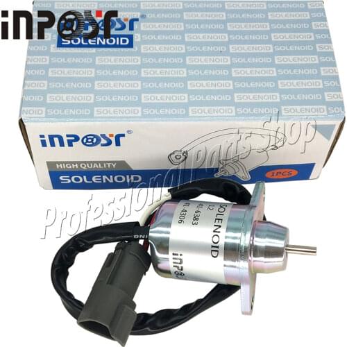 TK 41-6383 12V Stop Shutoff Soleniod For Thermo King Yanmar 41-4306 1503ES-12S5SUC11S SA-4920 SA-4564 SA-4817