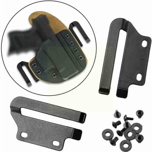 1pair Waist Clip Accessories Scabbard Back Clip For KYDEX CLIPS IWB HOLSTER P4D0