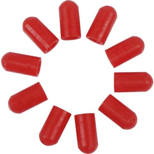 10Pcs Drumstick Cap Silicone Drum Stick Sleeves Colorful Stick Head Protective Mute Cover Cap for Jazz Snare Dumb Drum Exercise