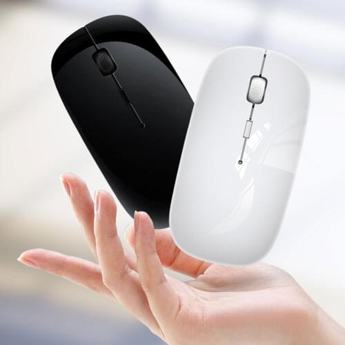 2.4GHz Wireless Mouse 1600 DPI Ultra-thin Ergonomic Mouse Portable 2.4G Receiver USB Optical Computer Mice For PC Laptop