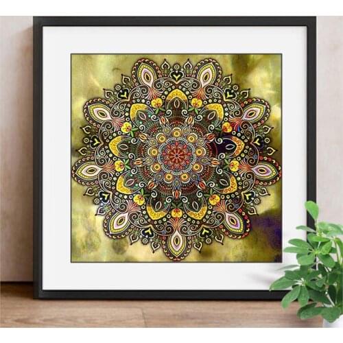 5D DIY Diamond Painting National Style Fabric Diamond Painting Cross Stitch Mosaic Embroidery Inlay Handicraft
