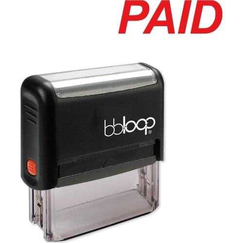 Bbloop Paid w/Italic block Style Font and Design Self-Ink
