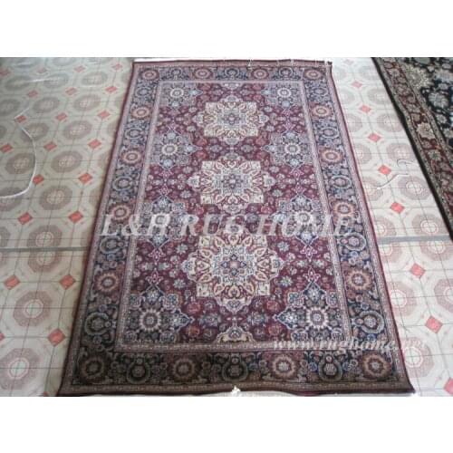 Free shipping 4'x6' 160 Line Persian carpet 100% New Zealand wool and handmade, space dyed yarns