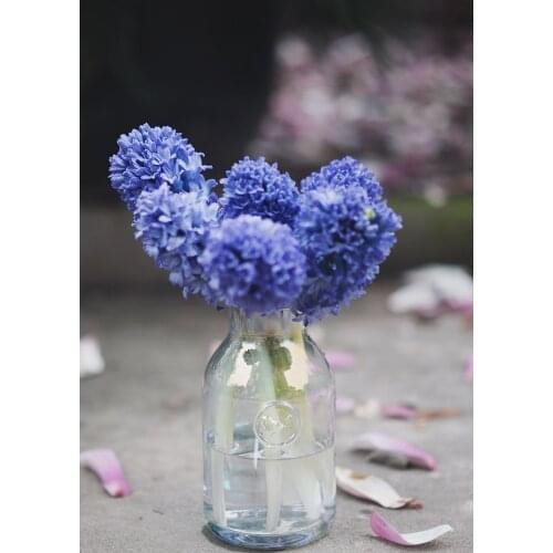 Decor Home Living Room Decoration Decoration Accessories Glass Fruit Minimalist House Grand Pots for Plants Flower Vase