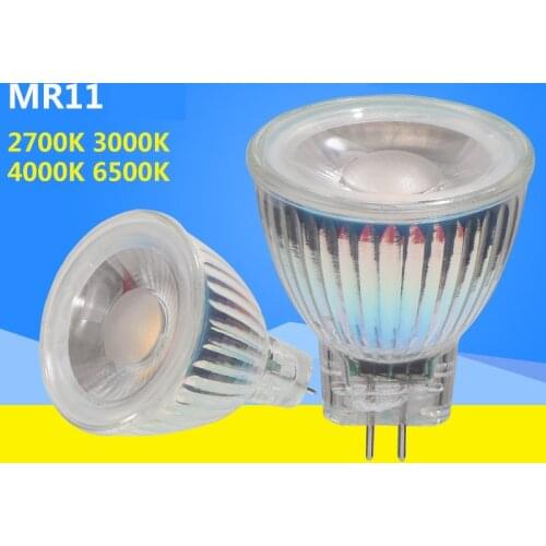 Dimmable AC220V LED MR11 Spotlight Light Bulbs 9W Full Glass Cover Reflector Warm Cool White Bulb lampada 12V COB led lamp