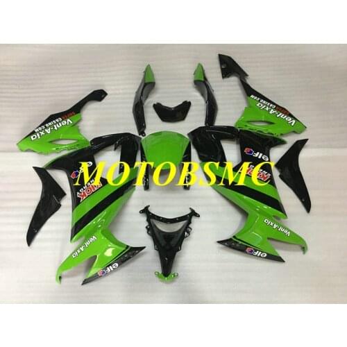 Custom Motorcycle Fairing Kit for KAWASAKI Ninja ZX10R 08 09 ZX 10R 2008 2009 ABS Green Black Bodywork+Gifts KP19