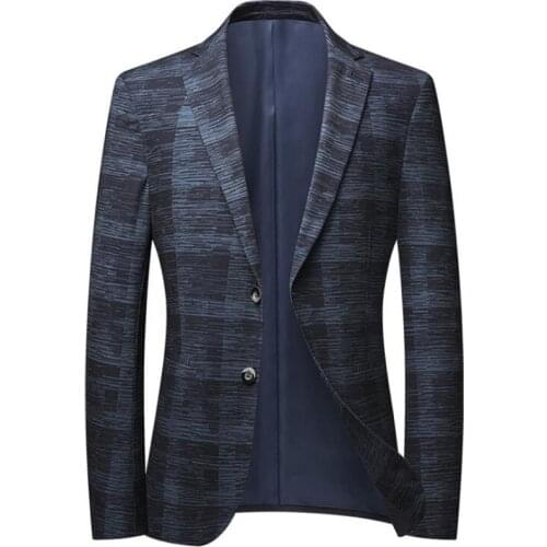Mens Suit Jackets Slim Fit Spring Autumn Business Leisure Suit Blazer Fashion New Stylish Formal Suit Jackets