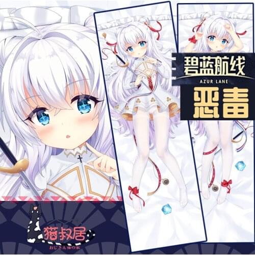 Game MNF Le Malin Azur Lane Dakimakura Hugging Body Pillow Case Otaku Loli Pillow Long Cushion Cover Anime Cosplay Gifts