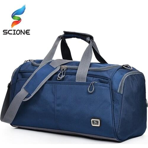 Hot Top Nylon Outdoor Unisex portable Waterproof Sports Gym Bags Professional Men And Women Large Capacity Gym Training Bag