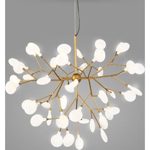 Wrought Iron Pendant Light Acrylic Celebrity New Living Room Bedroom Bra Restaurant Hotel Aisle Lobby Lighting G4 Chandelier