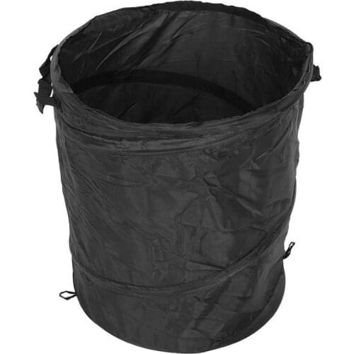 Portable Garden Bag Waste Container Outdoor Garden Foldable Plants Leaves Storage Bag Camping Picnic Waste Container 40x49cm