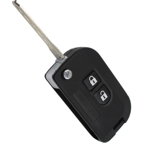 80% Hot Sell Practical Replacement 2 Button Flip Folding Remote Key Case Shell for NISSAN