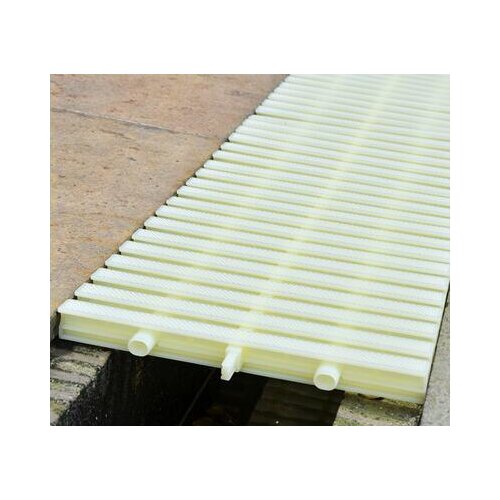 Swimming pool grille ABS swimming pool overflow grille cover three interface non-slip grille cover rafter