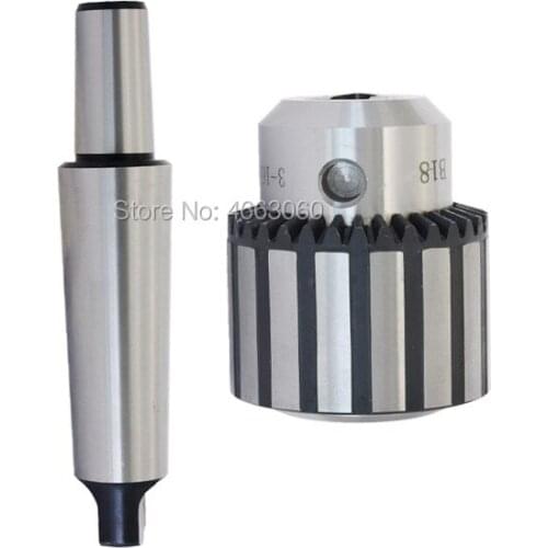 Mohs drill chuck MTA2 MTA3 MTA4B22 Morse taper shank thread drill chuck 5-22mm heavy duty taper shank cutter milling cutter