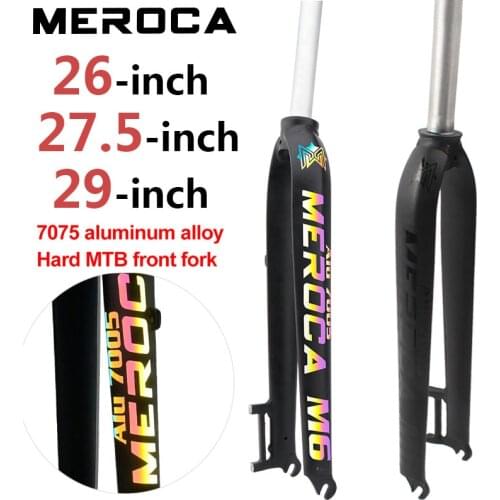 MEROCA M6 mountain bike fork 7075 ultra-light aluminum alloy 26-inch 27.5-inch 29-inch fork mountain bike bicycle fork