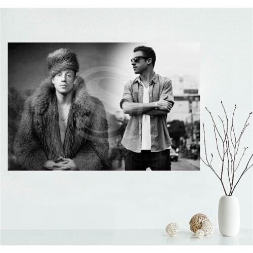 Y530L20 Custom Macklemore Canvas Painting Wall Silk Poster cloth print DIY Fabric Poster F#16