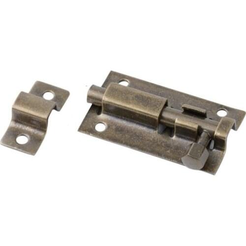 10pcs/Lot 2/3/4 Inch Hardware Gate Window Safety Lock Stainless Steel Door Latch Sliding Bolt Hasp