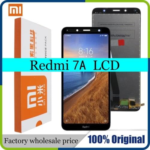 5.45" Original LCD for Xiaomi Redmi 7A LCD Display Touch Screen Digitizer Assembly with Frame for redmi 7a display replacement