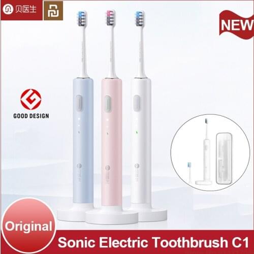Youpin Doctor B Sonic Electric Toothbrush C1 IPX7 Waterproof Portable Rechargeable Ultrasonic Whiten Deep Clean Tooth Brush