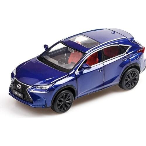 1:32 Zinc Multivan Alloy Toy Car Lexus NX200T Model Sound Light Pull Back Diecast Small off-road vehicle Model Car