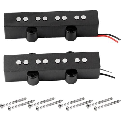 1 Set Ceramic 4 Strings Humbucker Pickups Black for JB Jazz Bass Replacement