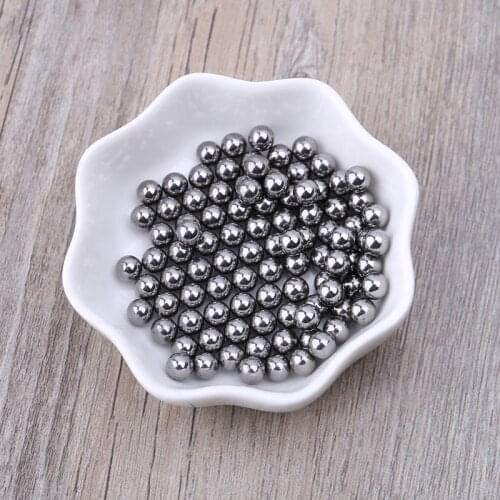 1 Bag Steel Bead Slingshot Catapult 5.5mm Outdoor Hunting Shooting Tackle Beads 100pcs Professional Powerful N58B