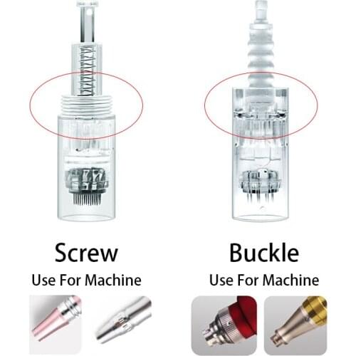 10/50/100Pcs Bayonet/Screw Cartridge Micro Needle 9 Pin/12 Pin/36 Pin/42 Pin/Nano Microblading Tattoo Needle for Mesotherapy MTS