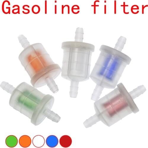 10PCS General Motorcycle Gasoline Oil Filter Colored Fuel Filter for Scooters, Off-Road Vehicles and ATV