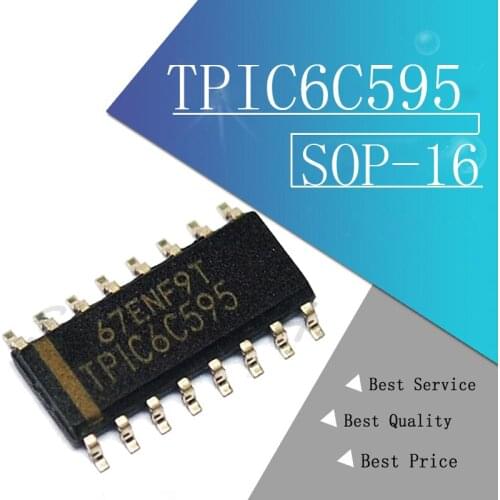 5pcs TPIC6C595 TPIC6C595DRG4 6C595 SOP16 IC