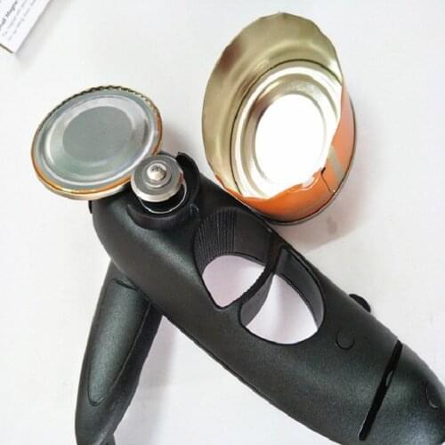 6 In 1 Professional Can Opener Stainless Steel Kitchen Tools Manual Multifunctional Tin Can Opener Best Side Cut Bottle Opener