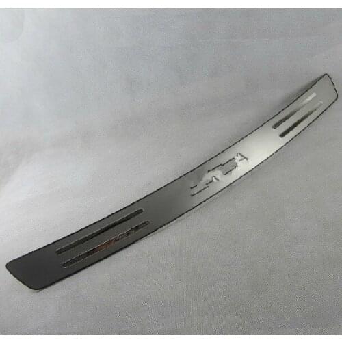 Auto Stainless Steel Shock Protectors Rear Sill Protector For 2013--2016 Car Style Skoda Rapid