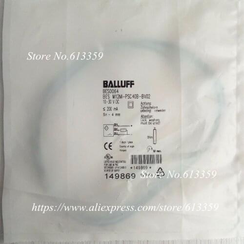 BES M12MI-PSC40B-BV02 PNP NO Proximity Switch Sensor Balluff New High-Quality