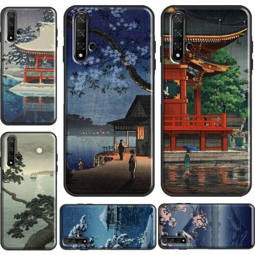 Ukiyo-e Japanese Art Case For Huawei Y6 Y7 2019 Nova 5T Funda For Honor 10i 10 Lite 20 Pro 8X 9X 7A 8A Case