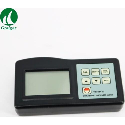 TM8812C Digital Ultrasonic Thickness Meter Measuring Range 1.2-225mm