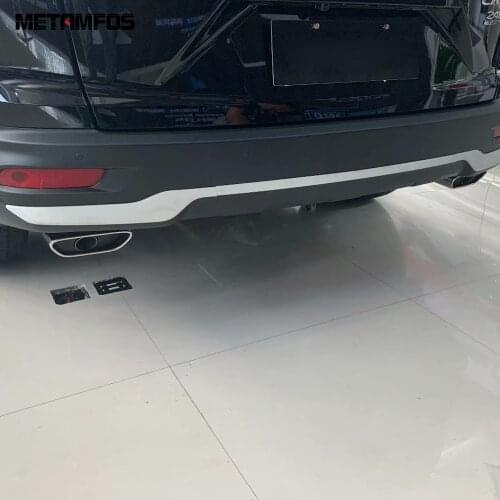 For Honda CR-V CRV 2020 2021 Chrome Rear Trunk Lower Bumper Molding Trim Decoration Sticker Exterior Accessories Car Styling