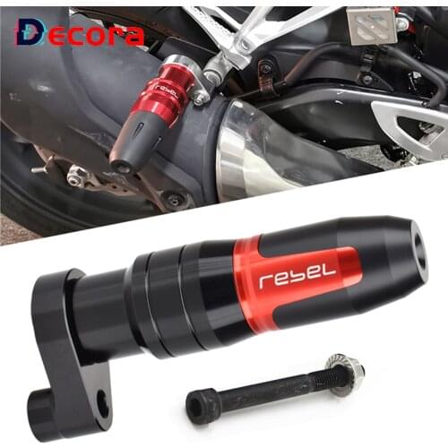 For Honda Rebel CMX500 CMX300 CMX 500 2017-2021 Motorcycle Accessories CNC Faliing Crash Pad Exhaust Sliders Crash Protector
