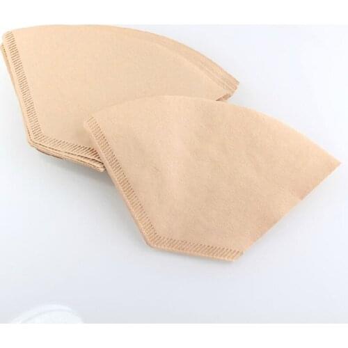Coffee Filter Cup American Coffee Machine Drip Hand Flushing Coffee Kettle Pot Filter Paper No Bleaching Log Filter Paper