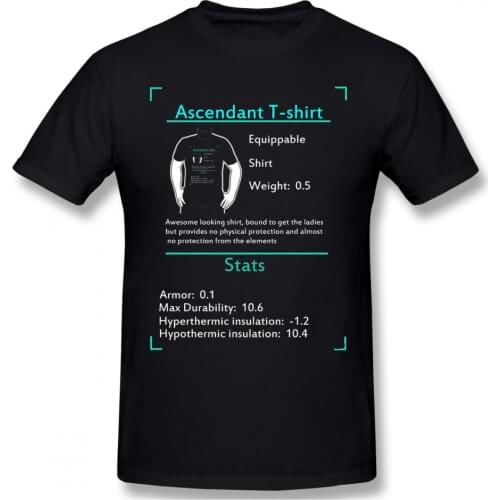 Men Clothing ARK Survival Evolved Prehistoric Animals Game TShirt Red T-Shirt Ascendant T Men Fashion Short Sleeve