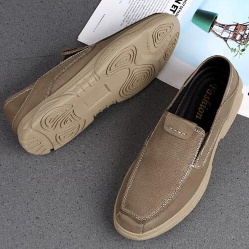 Sneakers leisure hombre sale hot mens spring para mens leather casual breathable shoes 2020 male flat men Mens zapatos man for