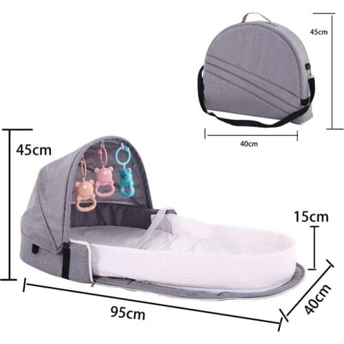 2020 New Diaper Bags Crib Design Mummy Bag Waterproof Fabric Nappy Backpack Changing Pad Hooks For Maternity dropshipping