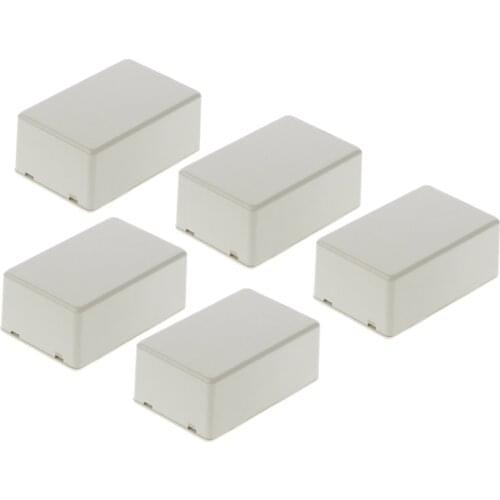 New 5Pcs New Plastic Electronic Project Box Enclosure Instrument Case DIY 70x45x30mm
