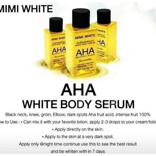 Extra Speed Whitening Body Serum Bleaching Lightening Brightening Skin Dark Spot AHA,Vitamin C,B 30 ml