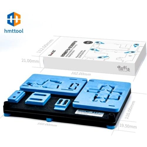 Qianli 6 IN 1 BGA Reballing Platform For IPhone X/XS/XS MAX/11/11 Pro/11Pro MAX Motherboard Tin Planting With Black Stencil