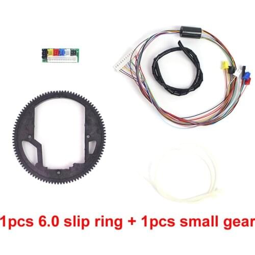 Slip Ring 12 Wires Version 6.0 360 Degree Infinite Rotation Electric Slip Ring for Henglong 1/16 RC Tank Upgrade Accessories