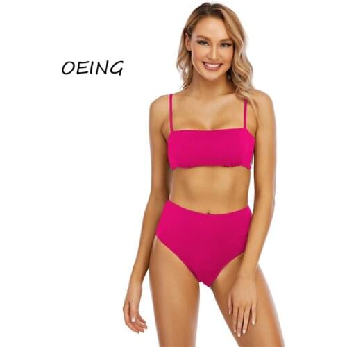 Sexy Bikini Set Women Plus Size 2021 Swimsuit Women 2 Piece Set Women Bikinis Sexy High Waisted Swimsuit