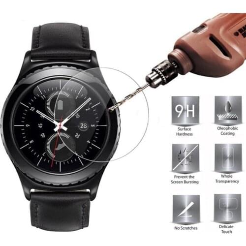 For Samsung Gear S2 S3 S4 Gear 2 R380 Classic Tempered Glass 9H 2.5D Premium Screen Protector Film For Samsung Gear S3 Frontier
