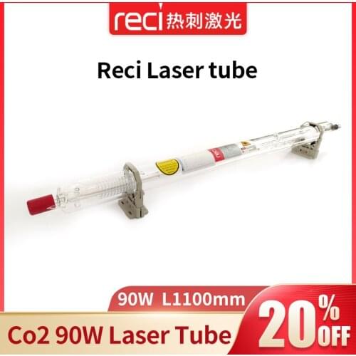 0133 Reci W4/T4 100W CO2 Laser Tube Wooden Case Box Packing Dia. 80mm/65mmfor CO2 Laser Engraving Cutting Machine S4 Z4